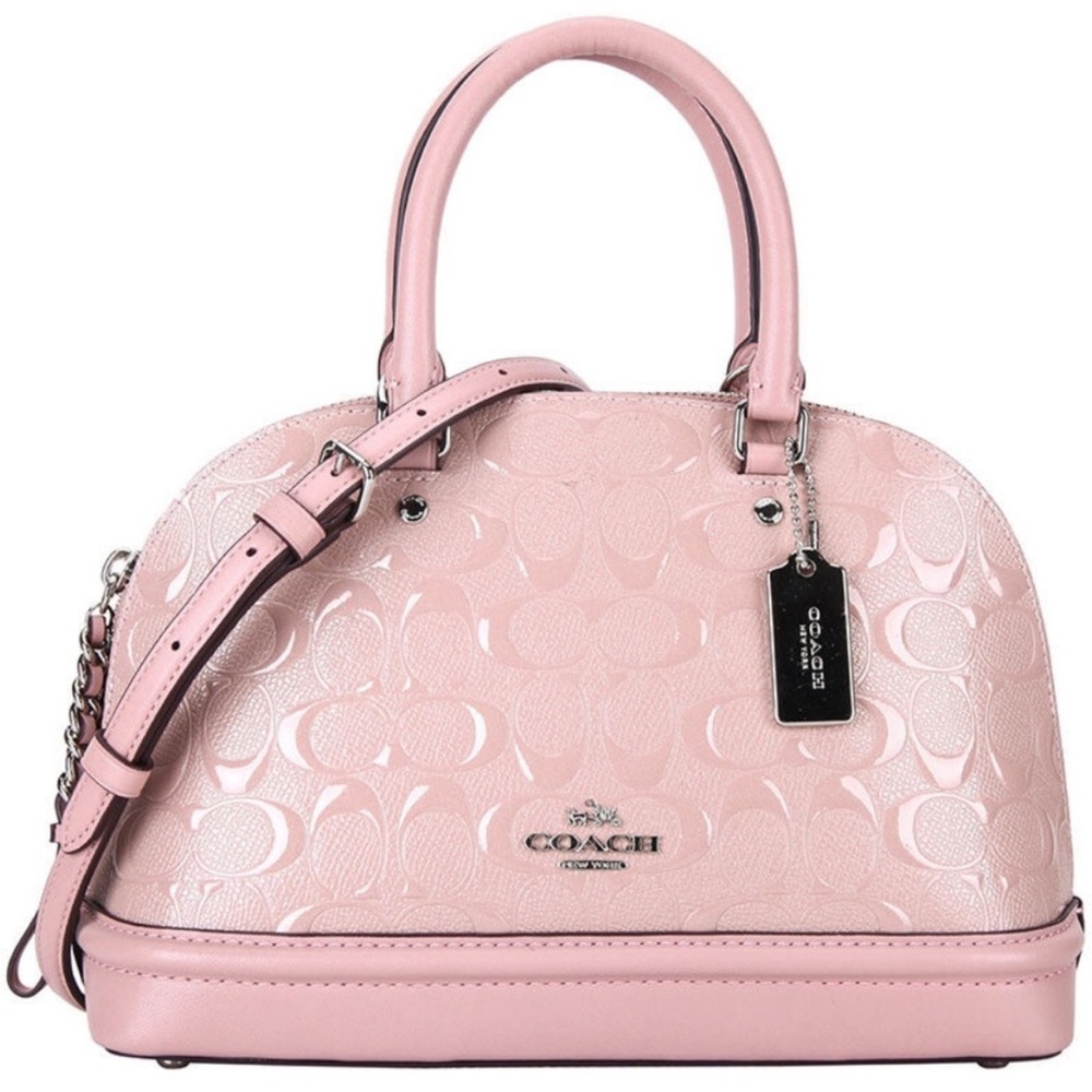 Coach Sierra Pink Embossed Bag - Picture 2 of 8
